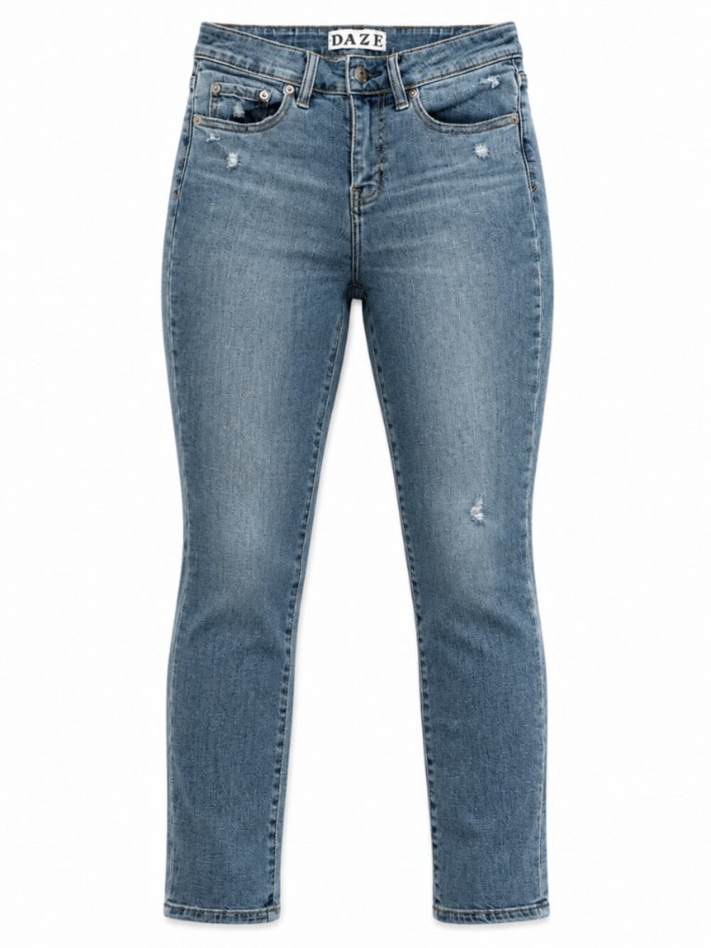 DAZE Distressed Skinny Jeans Size 25